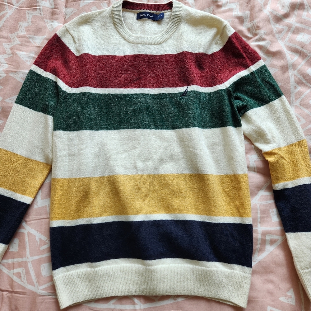 Men's striped sweater